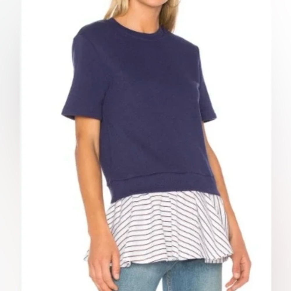 Vineyard Vines| Deep Bay Luxe Short Sleeve Sweater Lightweight Size Large | NWT